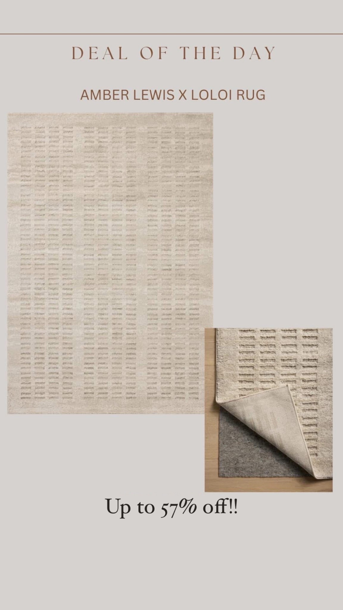 The prettiest neutral high low textured rug on @Wayfair is on sale for End of Year Clearance sale!!! Everything’s up to 60% off and Free & Easy Delivery on orders over $35!! #wayfair #wayfairpartner #ad

#LTKHome #LTKSaleAlert