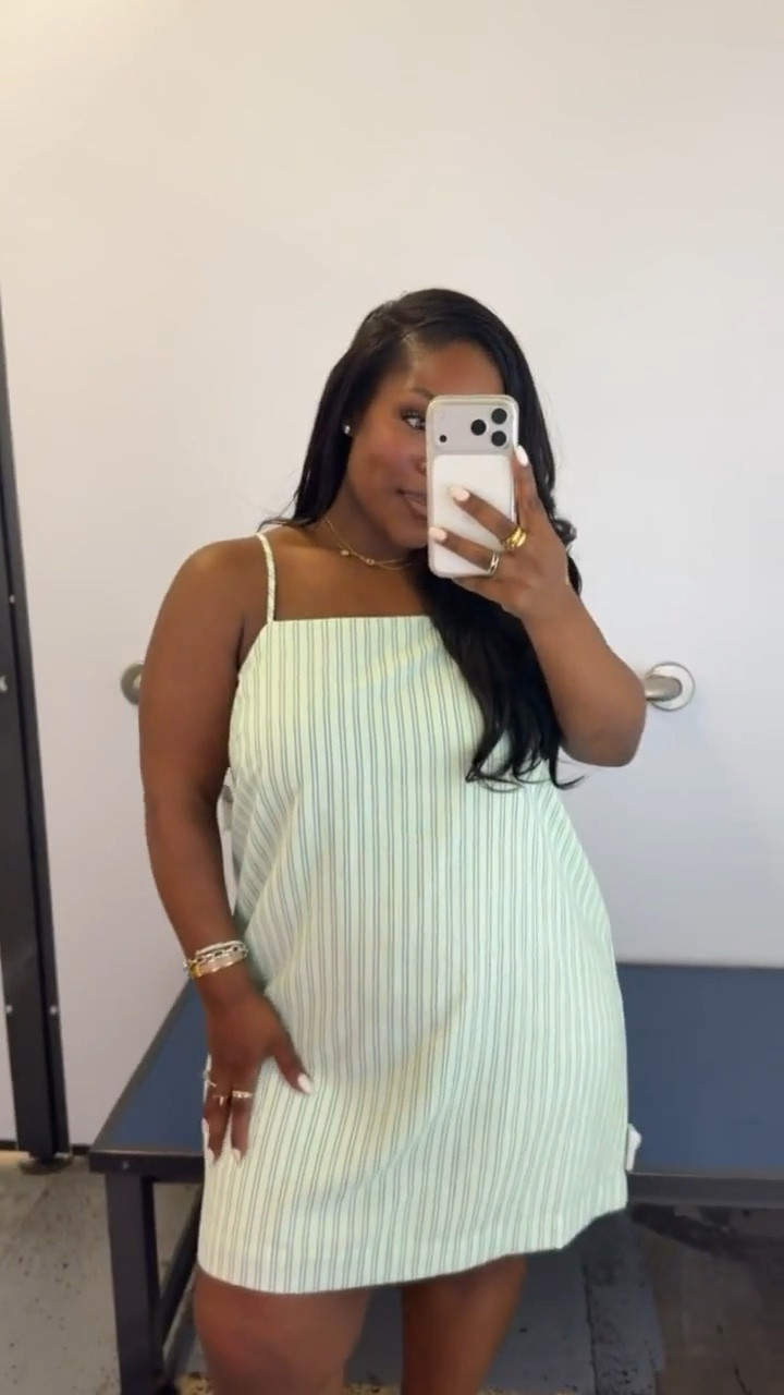 Pin stripe dress for summer! So easy to just throw on for the warmer months 💚

Dress is over 60% off at Old Navy ✨

Dress: XL

#LTKSaleAlert #LTKMidsize #LTKPetite