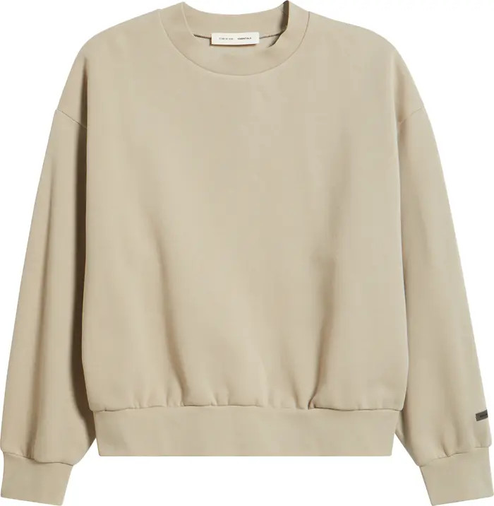 Fear of God Essentials Classic Fit Fleece Crewneck Sweatshirt | Nordstrom | Nordstrom