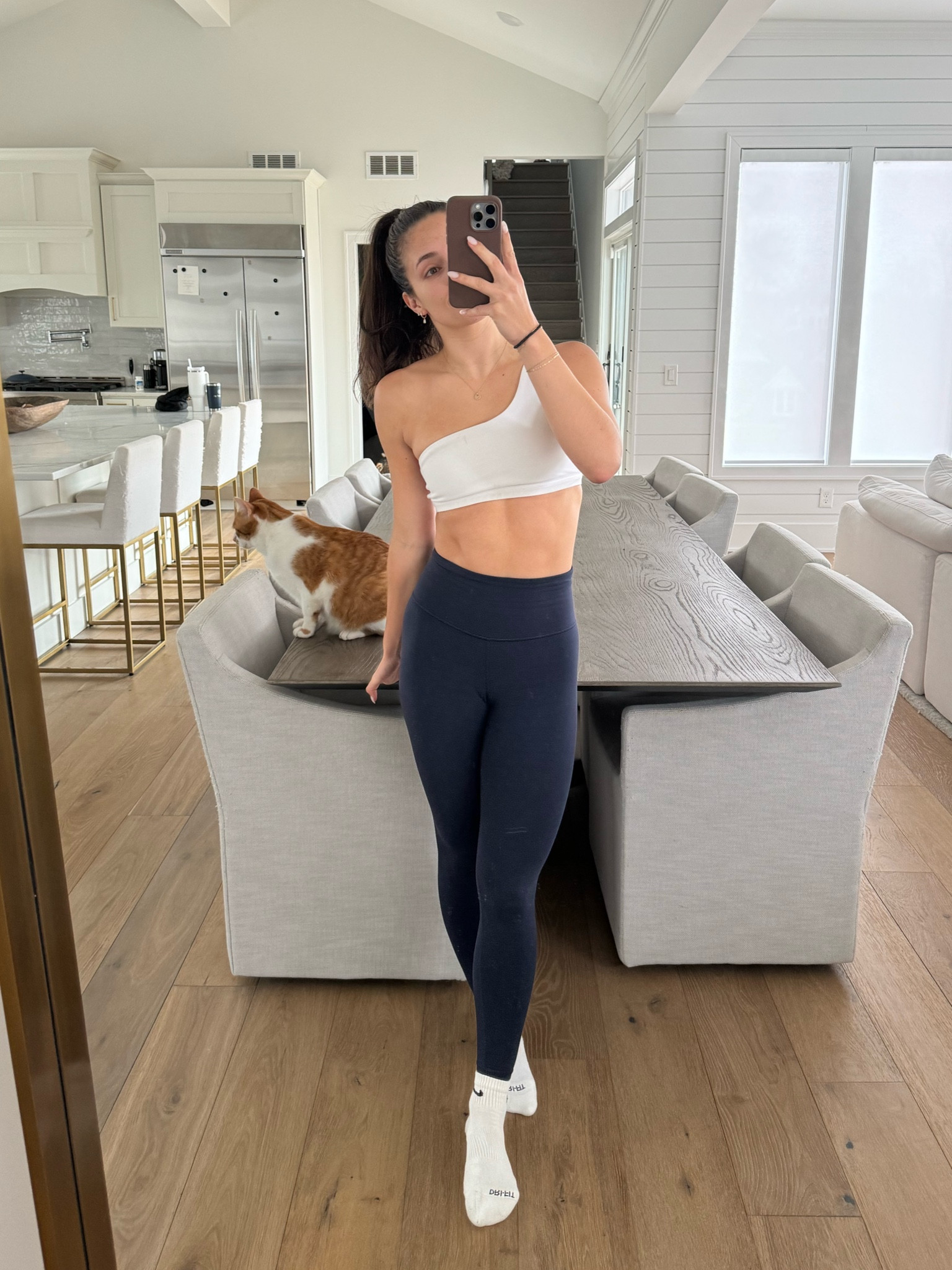Navy leggings are fun to mix in! I don’t always wear black 🙃🙃

#LTKshoecrush #LTKfitness #LTKstyletip
