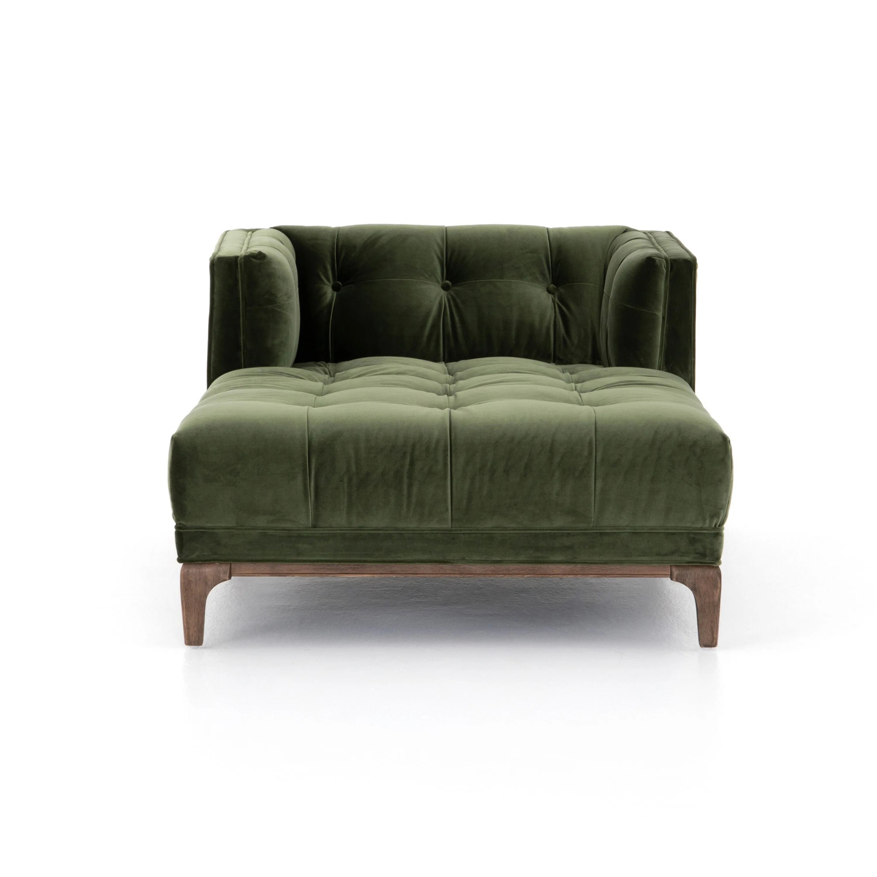 Bari Velvet Chaise Lounge | Wayfair North America