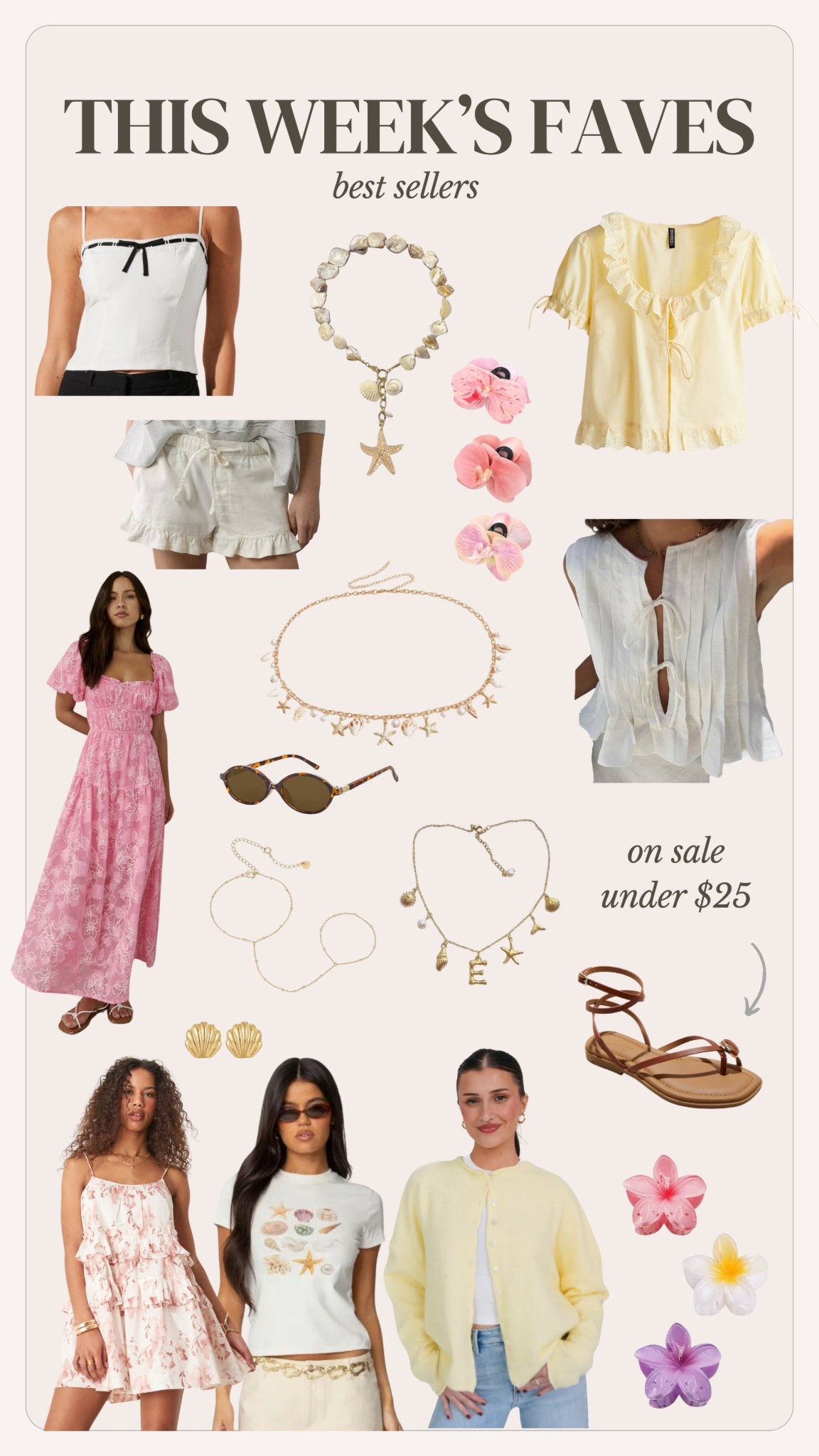 This week’s favorites, lots of summer accessories 🌸🌼 

#LTKSummerEdit #LTKFindsUnder100 #LTKStyleTip