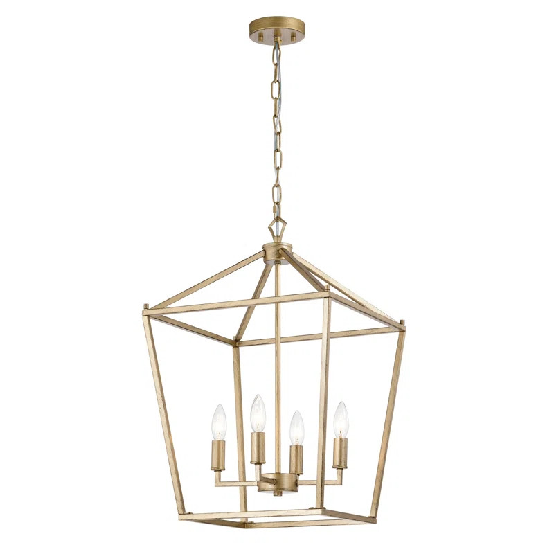 Svetlan 4 - Light Lantern Square / Rectangle Chandelier | Wayfair North America