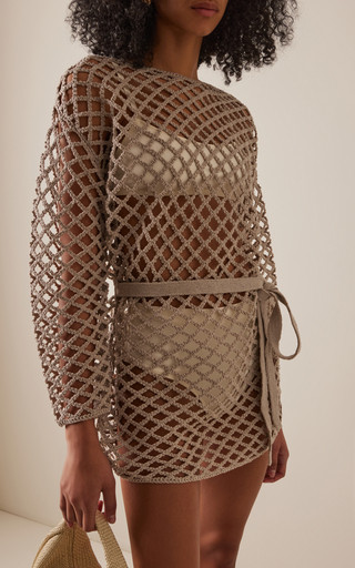 Lattice-Knit Tunic Top | Moda Operandi (Global)