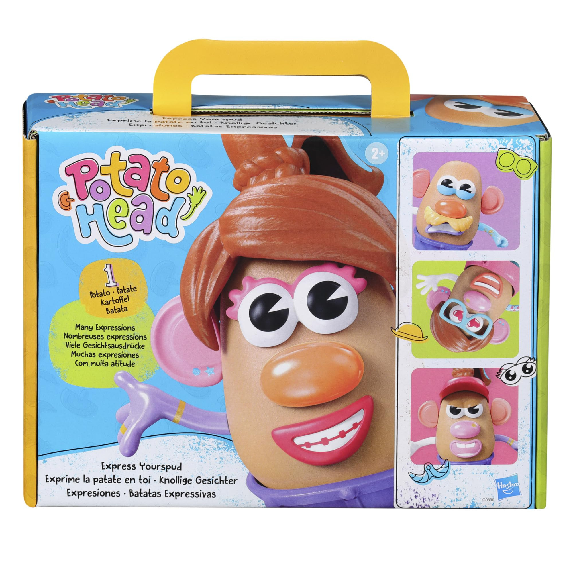 Potato Head Express Yourspud Playset with 1 Potato Body and 32 Accessories, Creative Toddler and ... | Amazon (US)