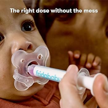 Frida Baby Medicine Pacifier Syringe, Accu-Dose Paci, Medi Frida Dispenser for Mess & Fuss Free U... | Amazon (US)
