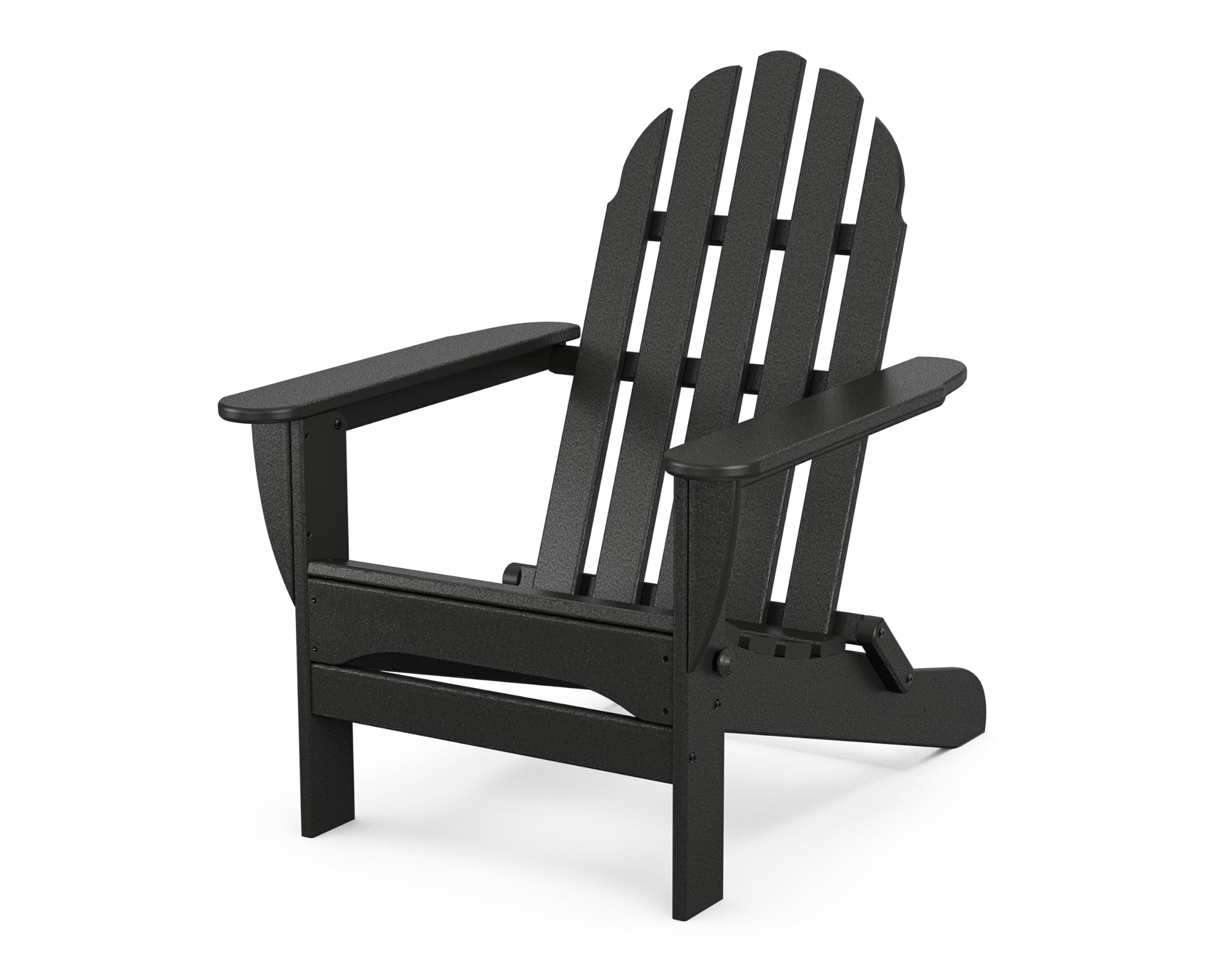 POLYWOOD AD5030BL Classic Folding Adirondack, Black | Amazon (US)