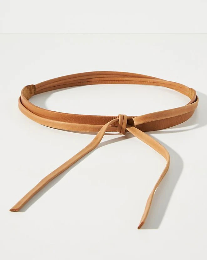 Skinny Wrap Leather Belt | ADA Collection
