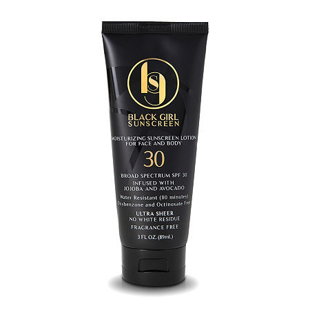 Black Girl Sunscreen Spf 30 Moisturizing Sunscreen Lotion For Face And Body-3 Oz., One Size, Nocolor | JCPenney