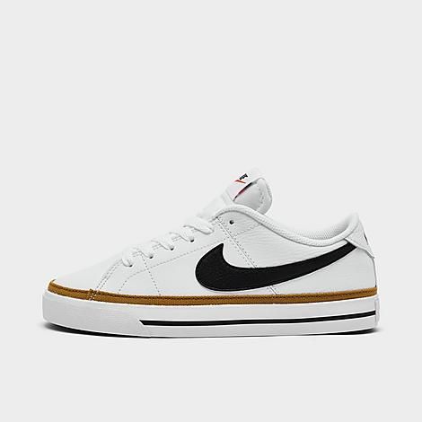 Nike Women's Court Legacy Casual Shoes in White/White Size 8.5 Leather | Finish Line (US)