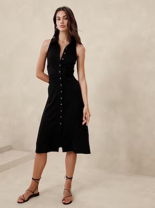 Racer Knit Midi Dress | Banana Republic Factory