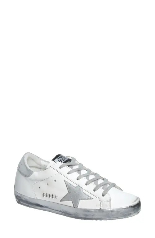 Golden Goose Super-Star Sneaker in White/silver/ice at Nordstrom, Size 36 | Nordstrom