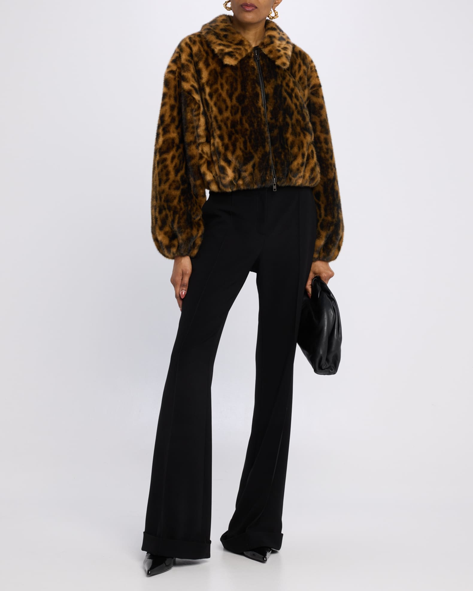 A.L.C. Esme Leopard Faux Fur Jacket | Neiman Marcus