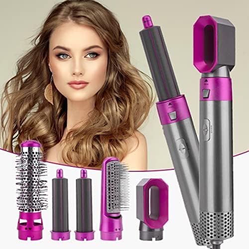 5 in 1 Hair Dryer Brush, Negative Ion Electric Hair Curler Straightner, Hot Air Styler Profession... | Amazon (US)