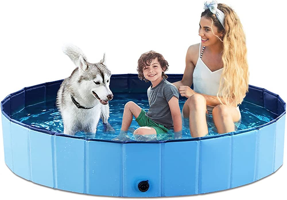 Jasonwell Foldable Dog Pet Bath Pool Collapsible Dog Pet Pool Bathing Tub Kiddie Pool for Dogs Ca... | Amazon (US)
