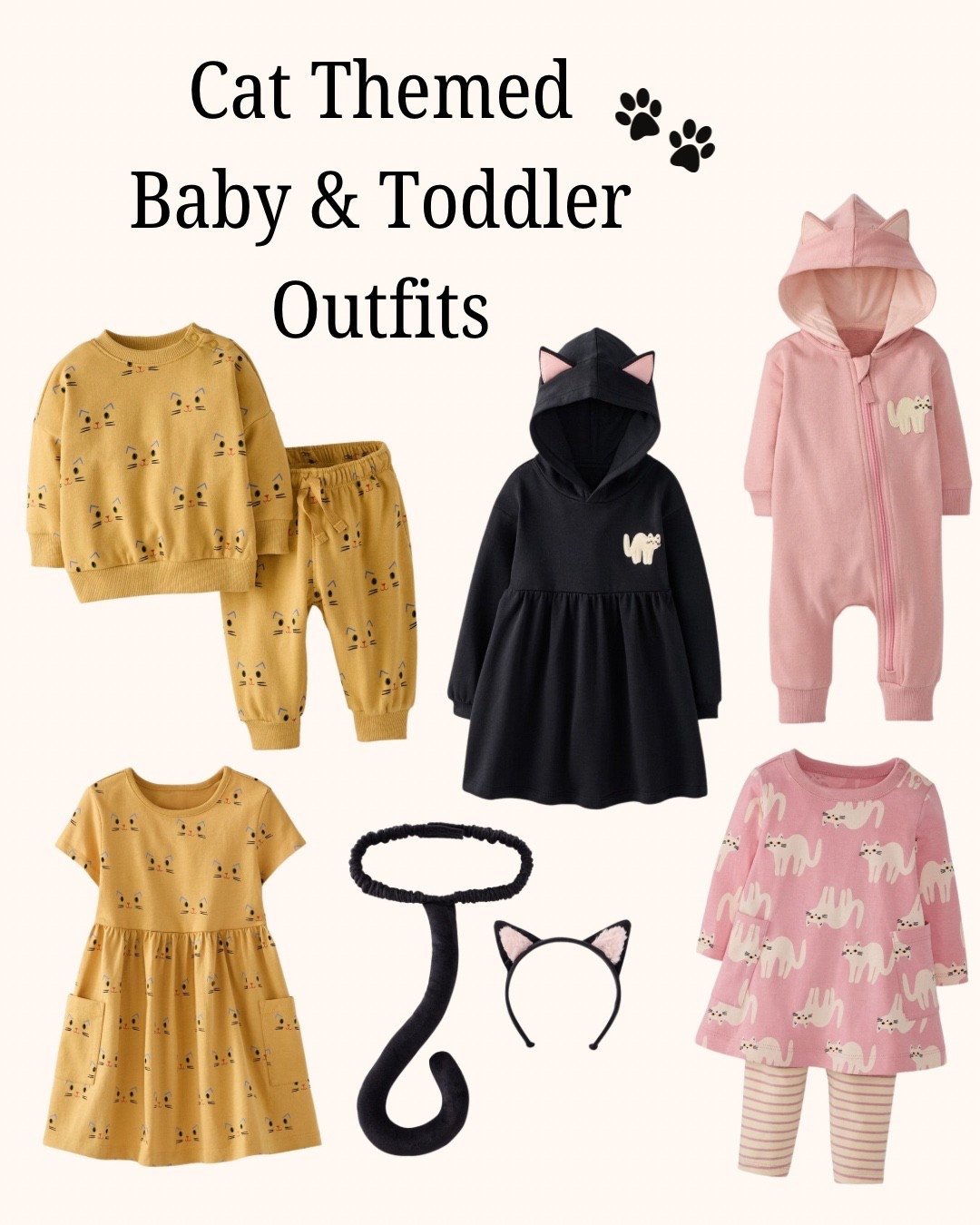 I LOVE that this Hanna Andersson Halloween Collection includes cats in styles and colors that aren’t just for Halloween! These can be worn all year 🙌