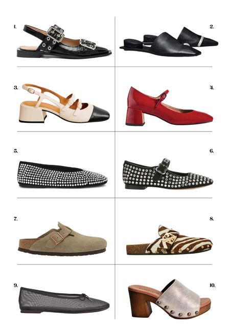 The shoes I’m covering for spring - ballet flats, Mary Jane shoes, and slingbacks with a low heel. Including affordable mesh ballet flats. 

#LTKSpringSale #LTKmidsize #LTKover40