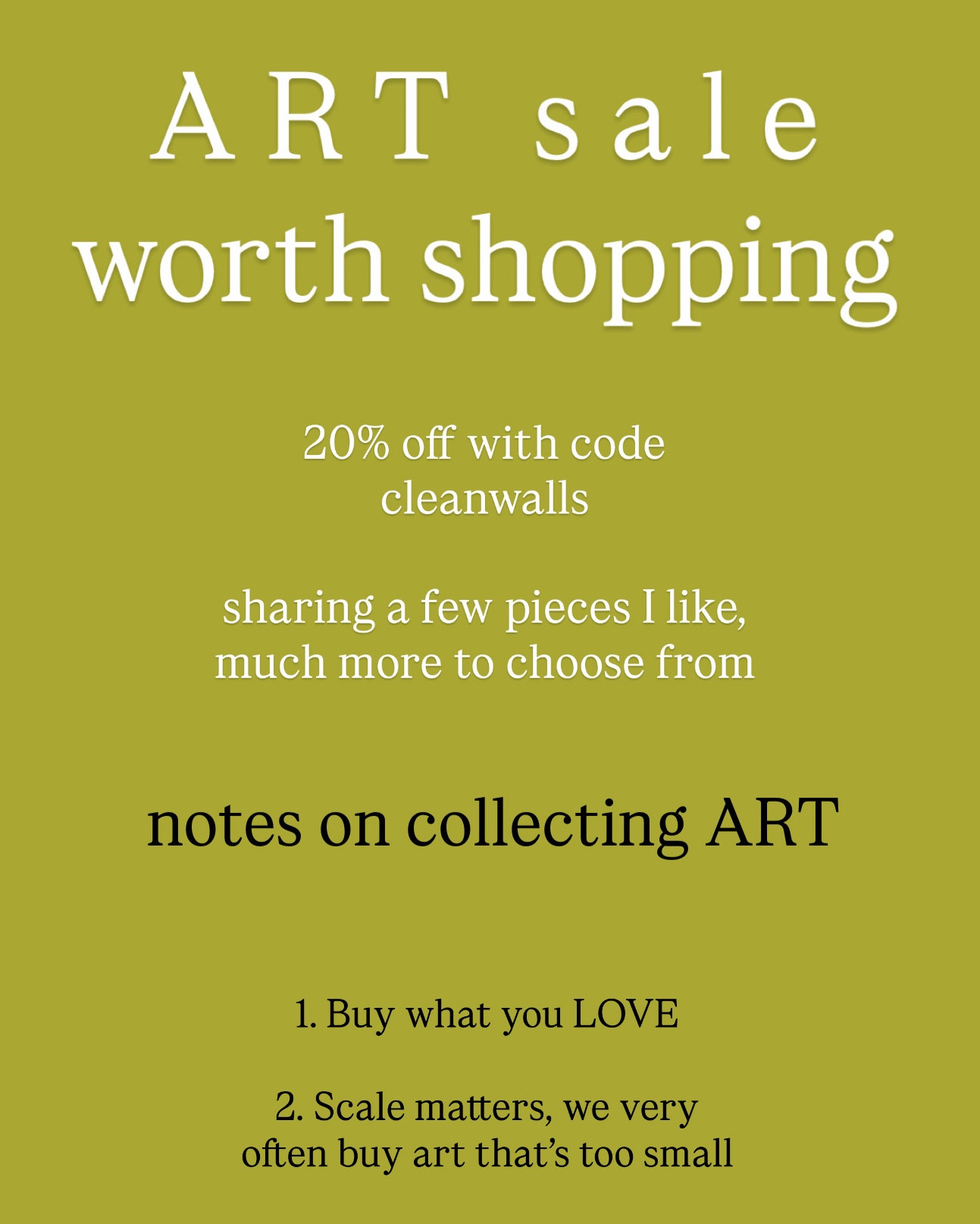 Art sale 20% off with code cleanwalls 

#LTKOver40 #LTKHome