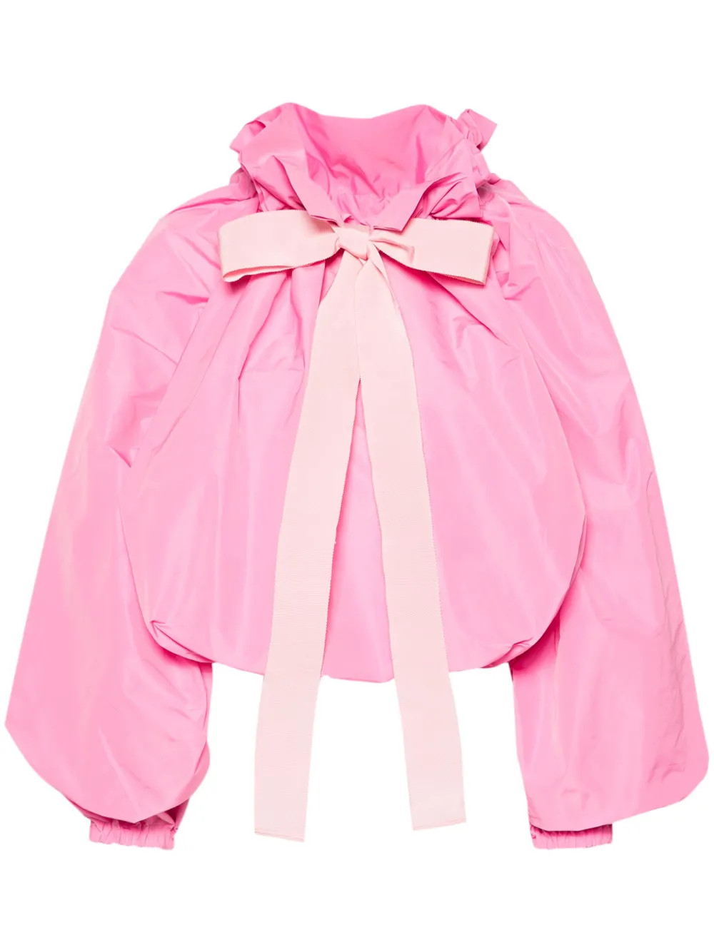 Iconic drawstring faille top | Farfetch Global