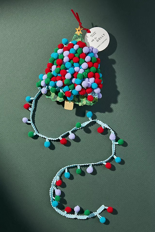 Holiday Pom Pom Ribbon | Anthropologie (US)
