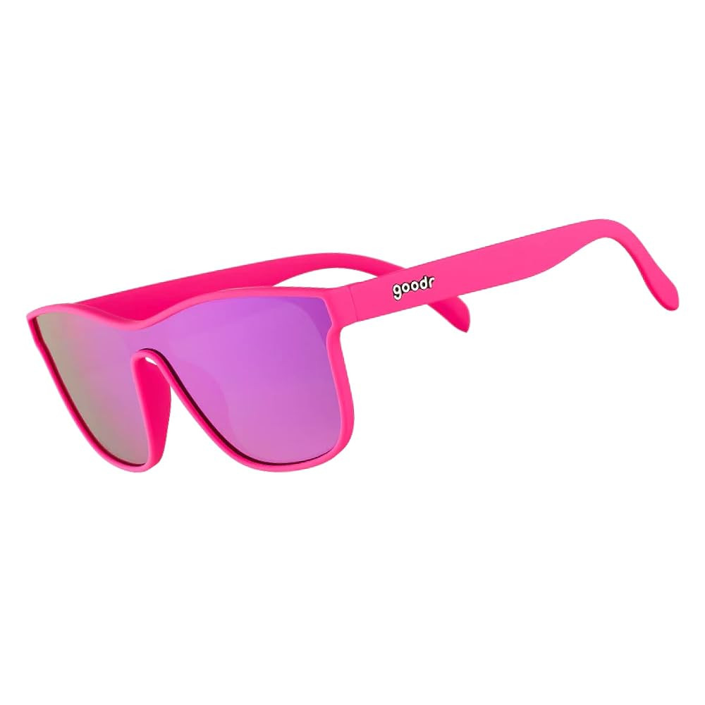goodr See You at the Party, Richter! Polarized Sunglasses, Medium Sized Pink (VRG) | Amazon (US)