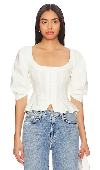 Sarita Blouse in Coconut Milk | Revolve Clothing (Global)