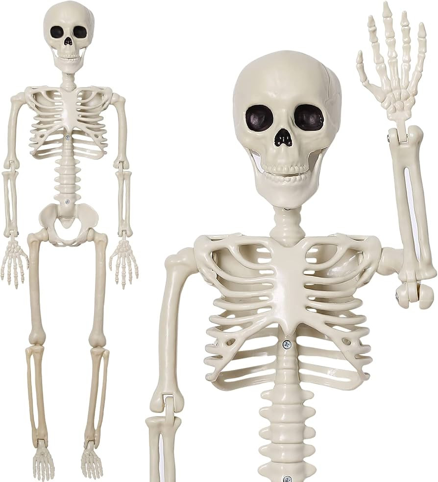 HOLYFUN 40" Skeleton Halloween Hanging Decorations for Outdoor and Indoor, Party Decor for Yard P... | Amazon (US)