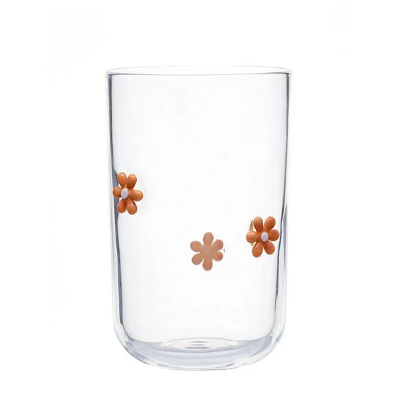 Mainstays Flower Charm Drinking Glass | Walmart (US)