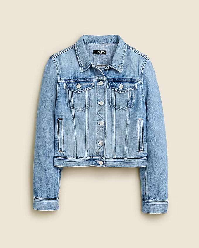 New classic denim jacket in Bianca wash | J. Crew US