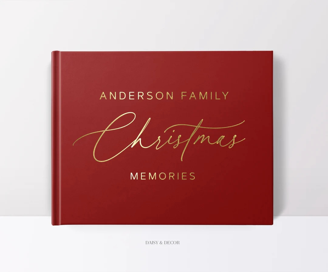 Custom Christmas Gift, Gift for Family, Friends, Journal, Christmas Memories Keepsake Journal, Gr... | Etsy (US)