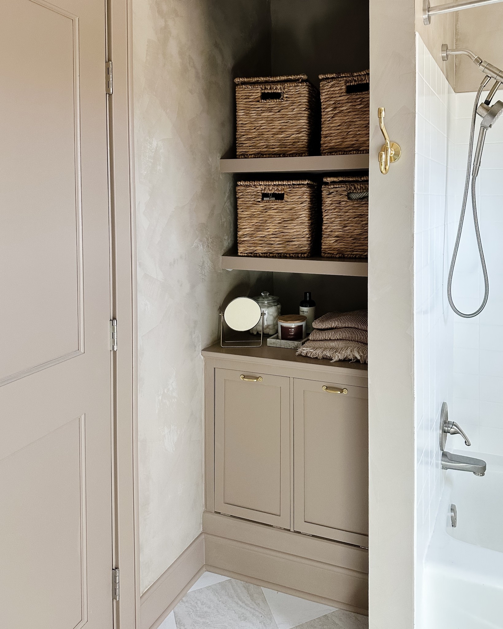 Everything I used to flip our crusty, dusty closet into a functional space with built-in laundry hampers 

#LTKHome
