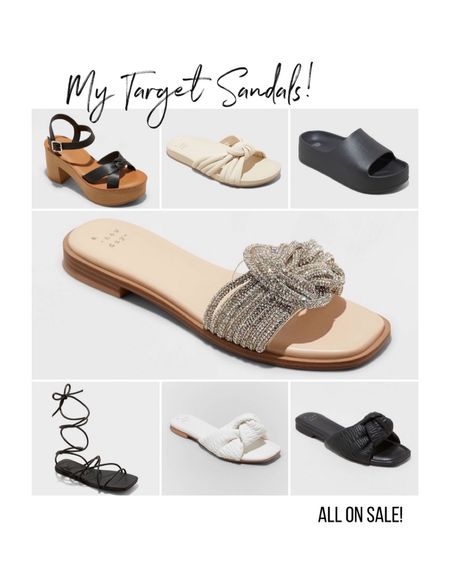 Target sandals all currently on sale! 20% off your purchase. I own and love all of these, target is killing it with their sandal collection this year.


#LTKSeasonal #LTKsalealert #LTKshoecrush