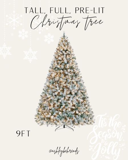 Artificial Christmas tree 🎄 
9FT // Pre-lit // Full 
#christmastree #artificialtree #prelittree #christmas #holiday #trees #faketree #homedecor #talltree 

#LTKHoliday #LTKhome #LTKSeasonal