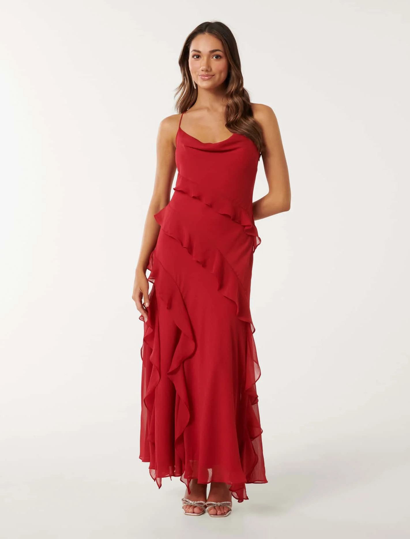 Peta Petite Ruffle Gown | Ever New (CA)