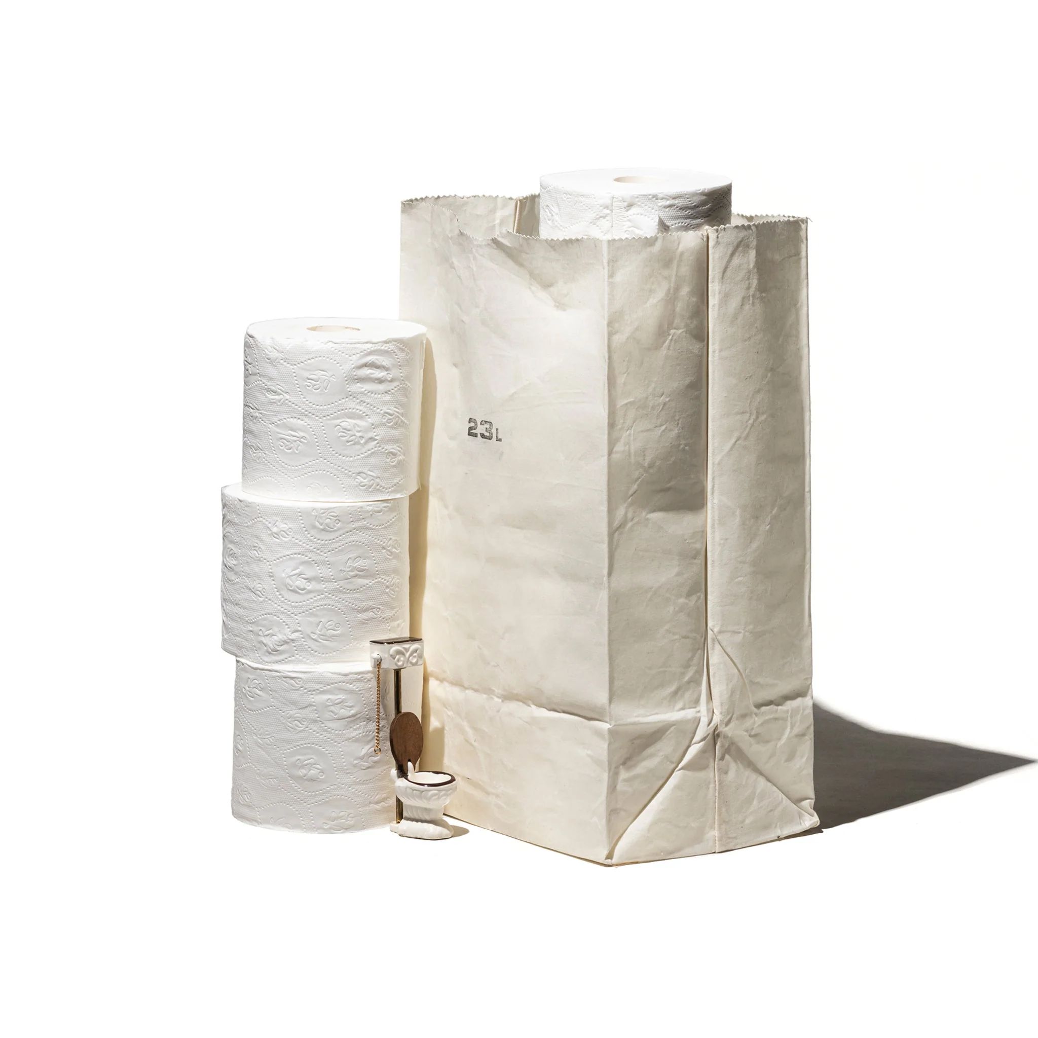 Grocery Bag 23L White | Burke Decor