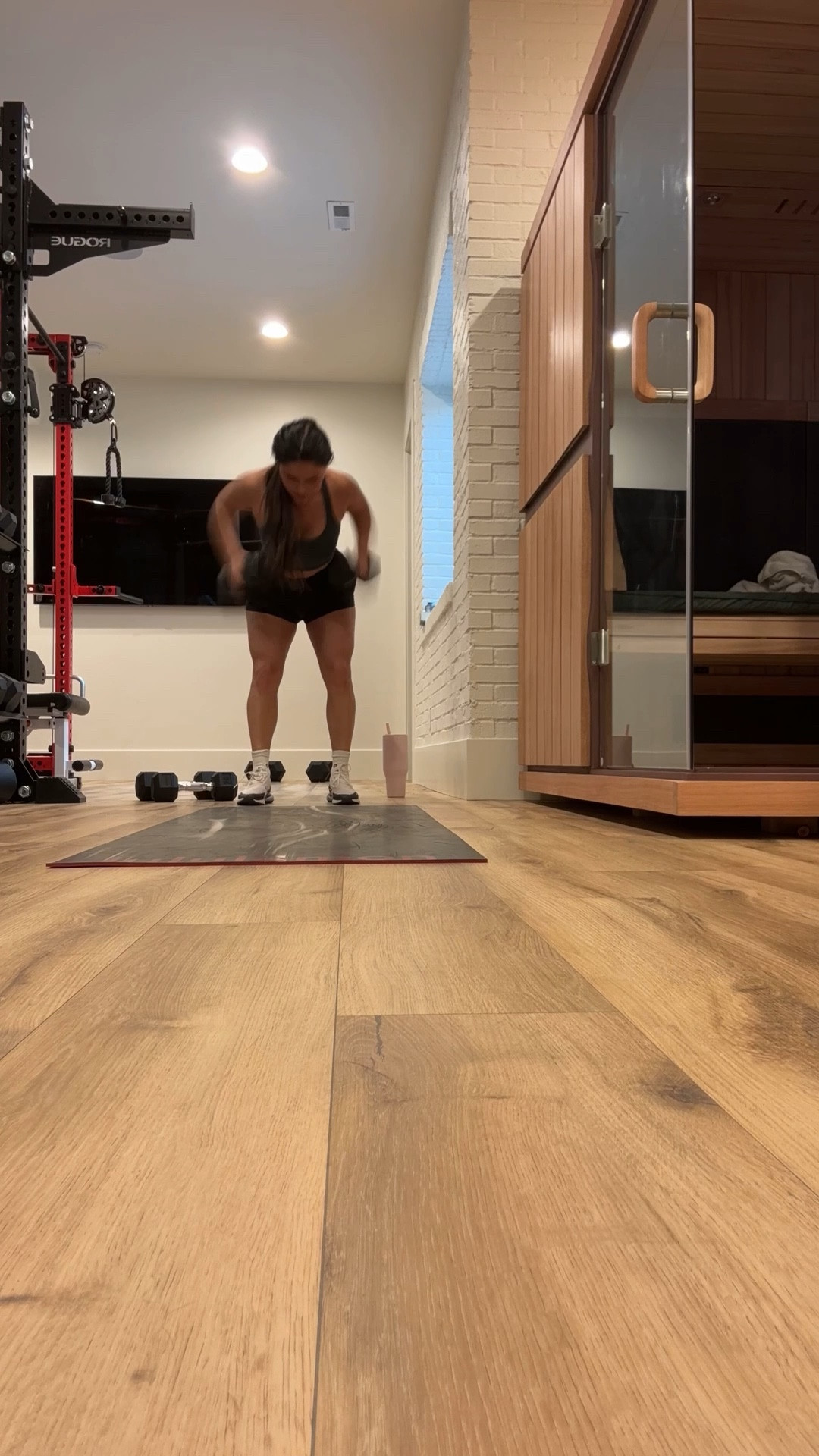 Home gym sesh! Linking my favorite workout clothes. These shorts are super comfy! Wearing some of my favorite tennis shoes. I have these in several colors. They are so versatile!

#LTKActive #LTKfitnessgoals #LTKHome