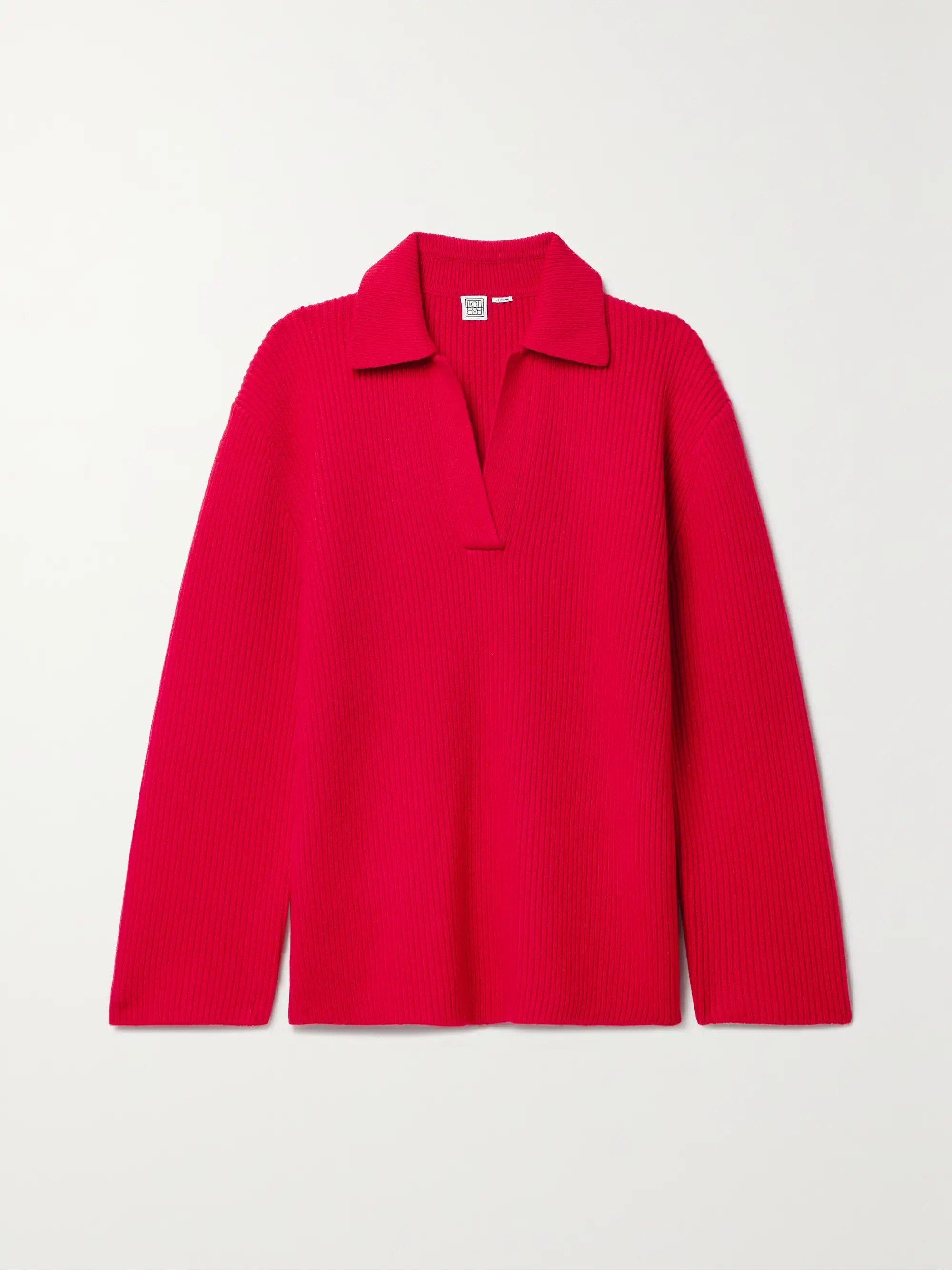 + NET SUSTAIN oversized ribbed wool and cashmere-blend sweater | NET-A-PORTER (UK & EU)