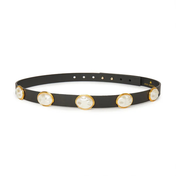JET OVAL PEARL STATION BELT | LELE SADOUGHI