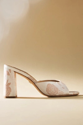 Badgley Mischka Cadence Block Heel Mules | Anthropologie (US)