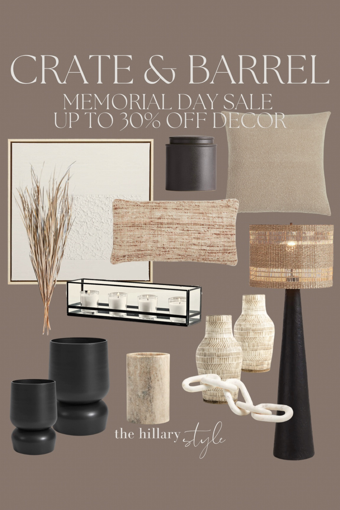  Crate and Barrel is having a Memorial Day Sale Up to 30% Off Home Decor!  So many great items on Sale! 

Crate and Barrel, Crate and Barrel Home, On Sale, Memorial Day Sale, Throw Pillows, Planters, Outdoor Decor, Wall Art, Organic Modern, Modern Home Decor, Home On Sale, Marble Chain, Coffee Table Styling, Floor Lamp, Vase, Entertaining

#LTKsalealert #LTKhome #LTKFind