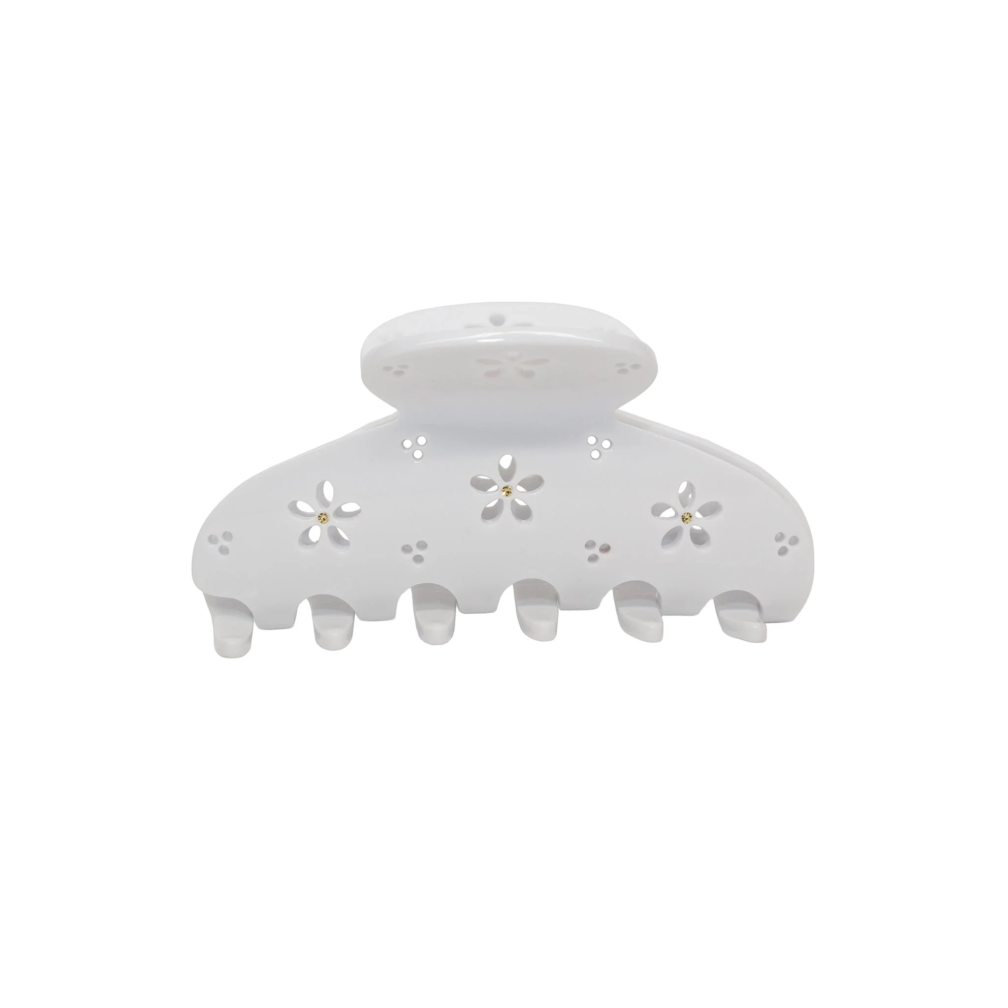 Lil Effing Clip in Blanc Petal Eyelet | Emi Jay