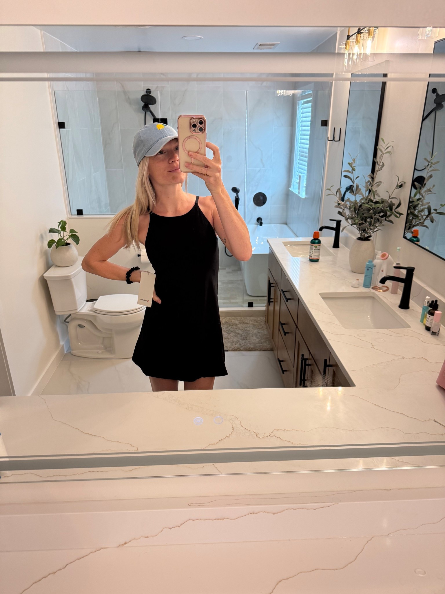 Lulu align dresses are as good as you’d imagine them to be, why didn’t anyone tell me sooner!!??🧈🧈 I went with my bra size- a 6! I wear a 4 in their align biker shorts and leggings.  

#LTKStyleTip #LTKU #LTKTravel