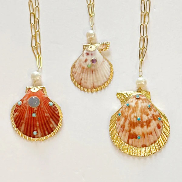 Paloma Scallop chain | Meg Carter Designs