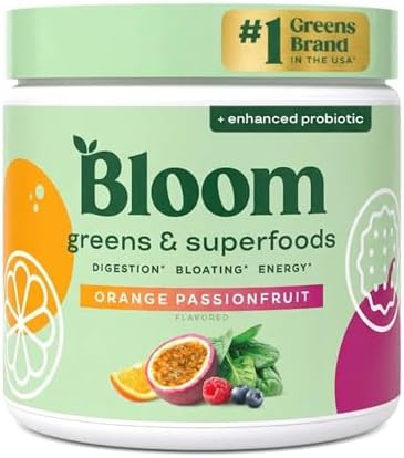 Bloom Nutrition Superfood Greens Powder, Digestive Enzymes with Probiotics and Prebiotics, Gut He... | Amazon (US)