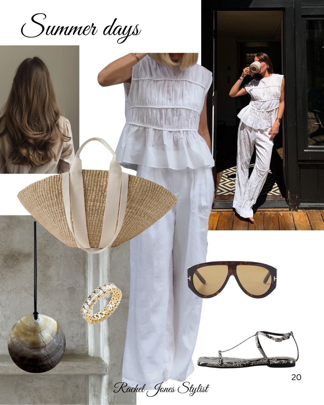 Necklace is a brand called Nuri