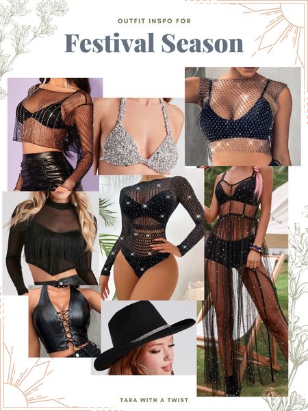 Outfit inspo for festival season! Also linked festival jewelry!

Festival outfit. Music festival outfit. Festival outfit ideas. Coachella. Stagecoach. Lollapalooza. Coachella outfits. Concert outfit. Country music concert. Festival outfit ideas. Festival jewelry. Mesh bodysuit. Mesh top. 

#LTKtravel #LTKSeasonal #LTKFestival