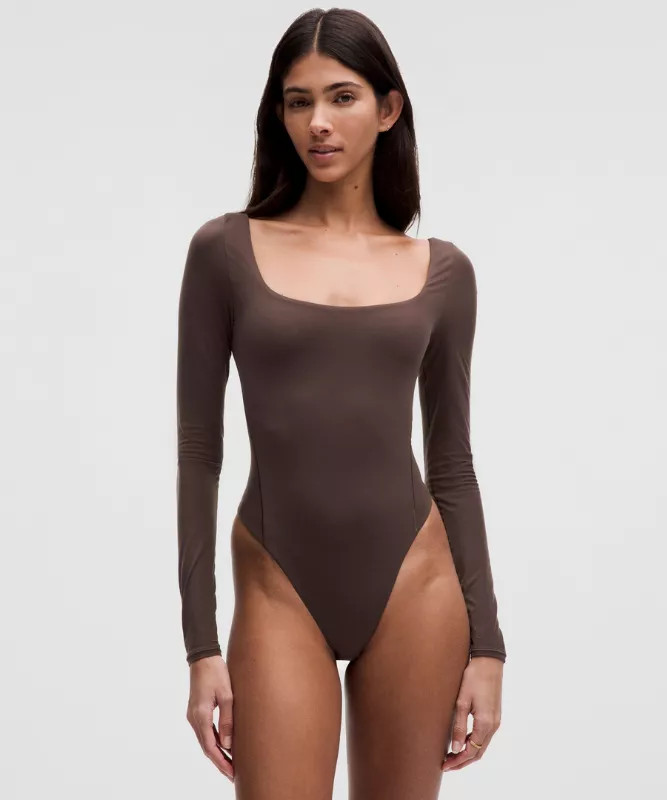 Wundermost Ultra-Soft Nulu Square-Neck Long-Sleeve Bodysuit | lululemon UK