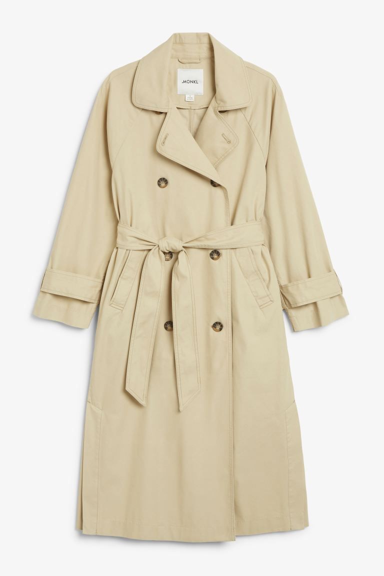 Double breasted front trench coat | H&M (UK, MY, IN, SG, PH, TW, HK)