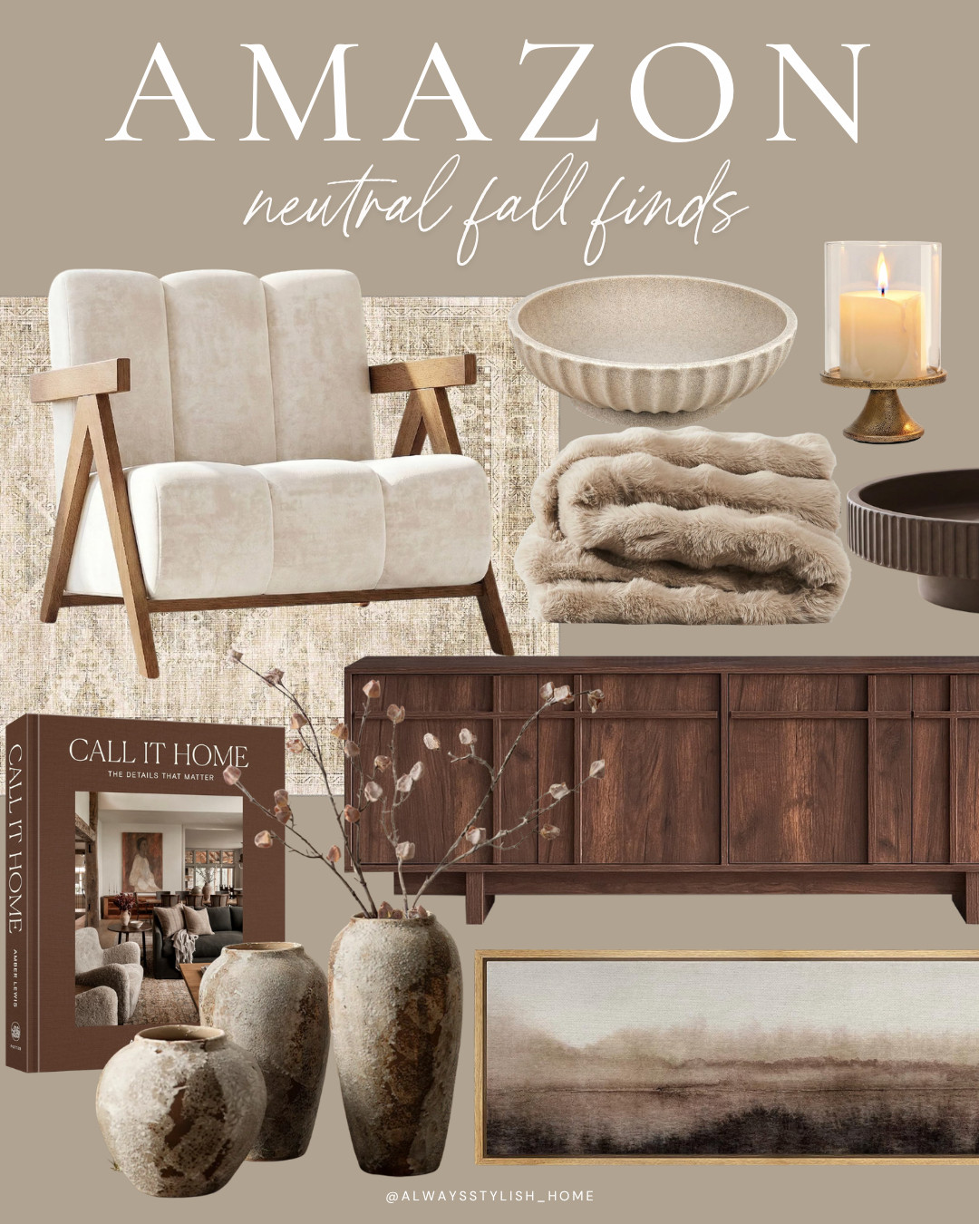 Cozy season starts here! Discover the latest Amazon Fall Home Decor new arrivals featuring affordable, designer-inspired finds to give your home a warm, elevated look for autumn. From neutral pumpkins, cozy throw blankets, ceramic vases, faux fall stems, candles, wood accents, coffee table decor, and seasonal pillows to modern organic home accessories, these Amazon finds make decorating for fall easy and budget-friendly. Follow for the best Amazon home finds, fall decorating ideas, trending home decor, cozy home inspiration, and weekly new arrivals. 

 #LTKSeasonal #LTKHome