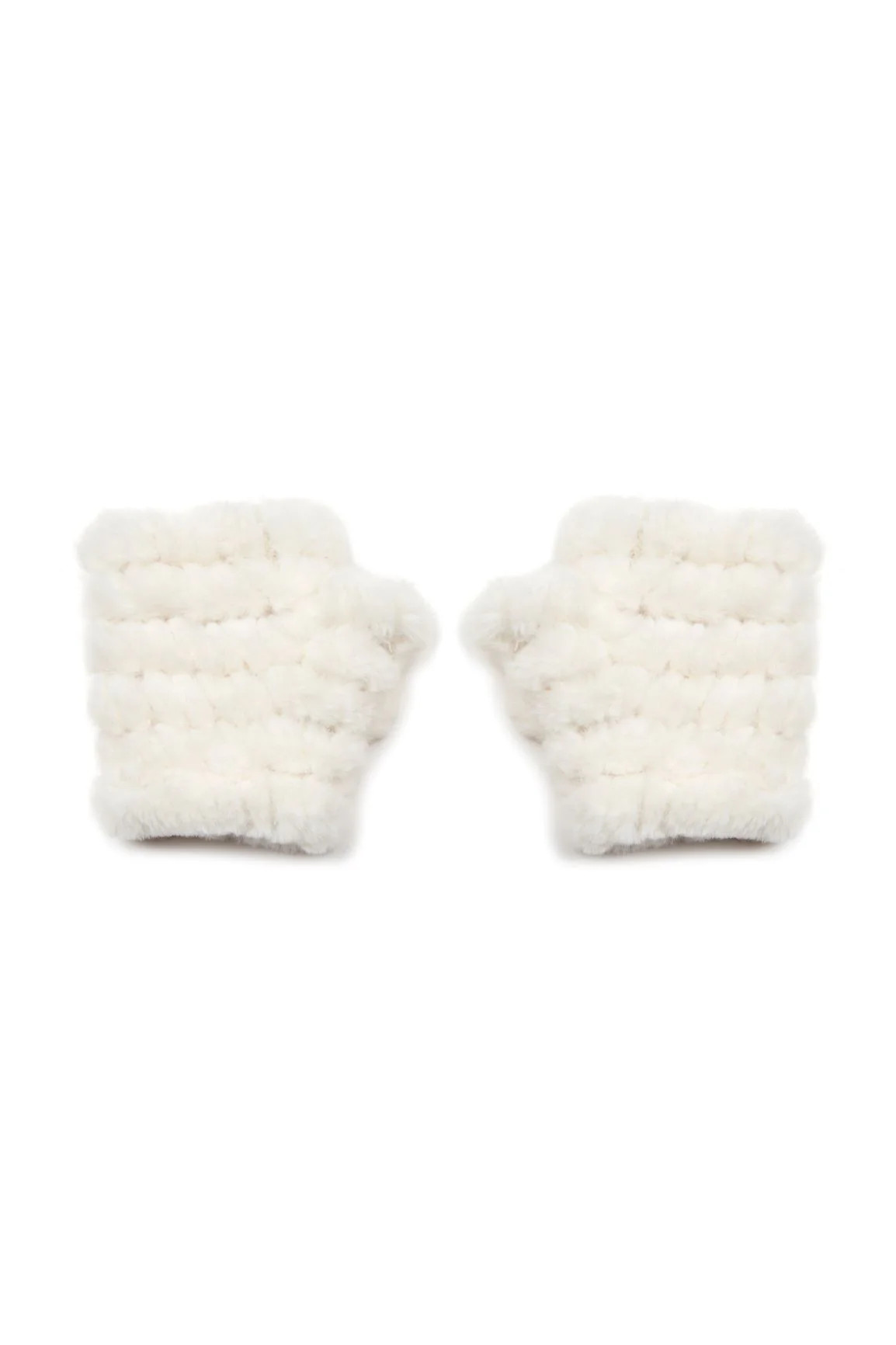 The Mandy Mittens - Ivory | Jocelyn